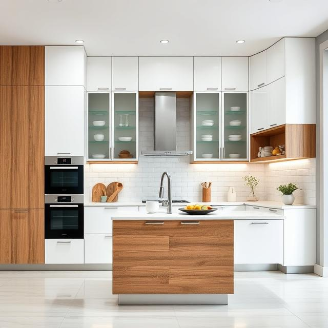 نفیس کابینت طراحی و اجرای کابینت آشپزخانه در تهران شهرک چهاردانگه